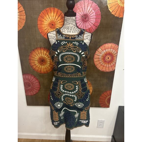 J.O.A. Dresses & Skirts - J.O.A. Urban Outfitters Embroidered Tank Dress Soft Girl Indie Cottagecore Sz M